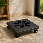 Base Soporte Cuadrada con Ruedas